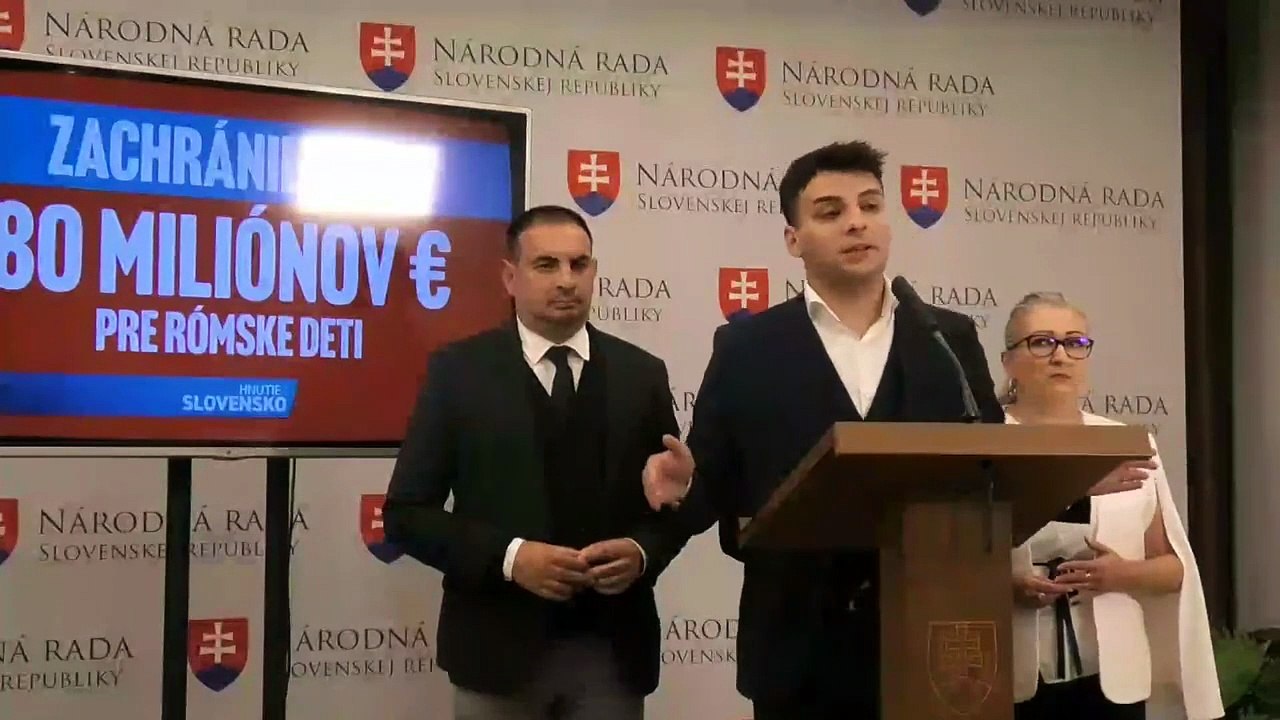 ZÁZNAM: TK hnutia Slovensko - Milióny eur pre ľudí z vylúčených komunít