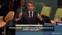 Clima, Macron all'Onu chiede tagli emissioni metano: "E' fattibile"