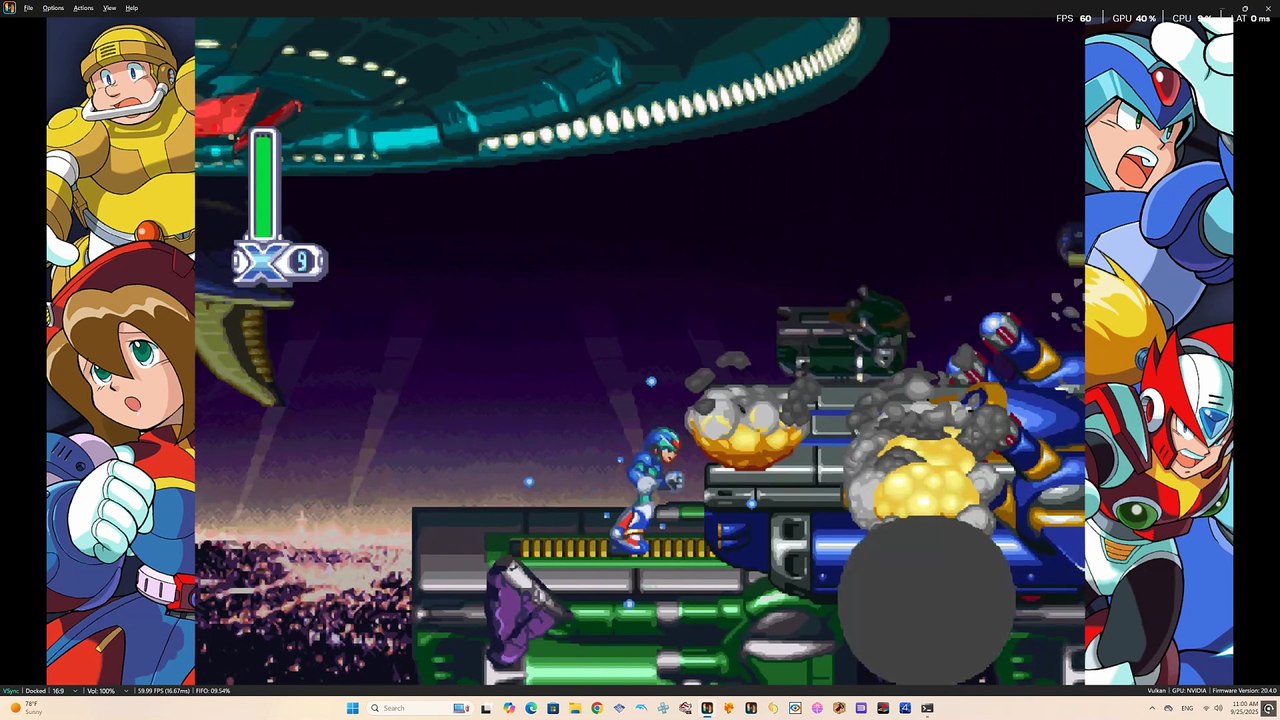 Ryujin mega man x 4 pc