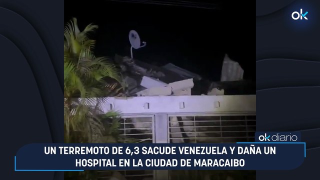 Un terremoto de 6,3 sacude Venezuela y daña un hospital en la ciudad de Maracaibo