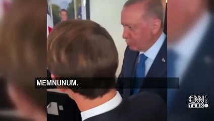 Erdoğan-Macron görüşmesinde dikkat çeken diyalog