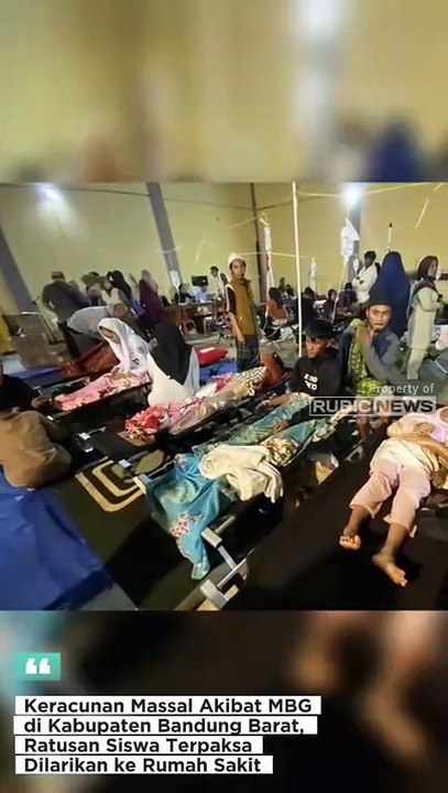 Keracunan Massal Akibat MBG di Kabupaten Bandung Barat, Ratusan Siswa Terpaksa Dilarikan ke Rumah Sakit