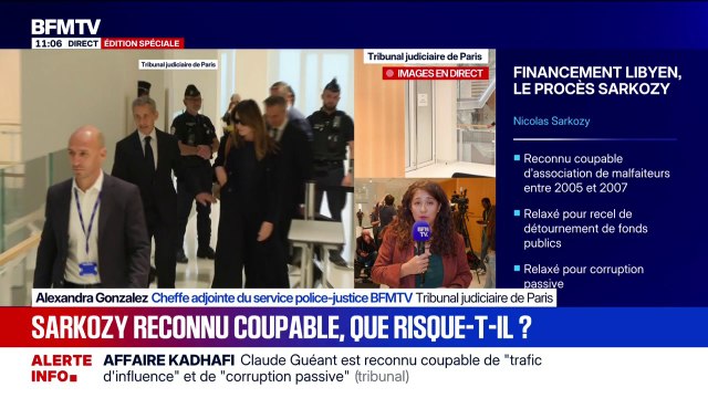 Procès Sarkozy-Kadhafi: reconnu coupable pour association de malfaiteurs, que risque l'ancien président français?