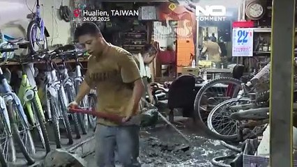 Борьба с последствиями тайфуна «Рагаса» на Тайване и в Хуалянь 🌪️