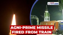 Milestone for India as DRDO Launched Agni-Prime from Rail Based Mobile Launcher