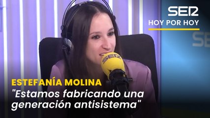 "Estamos fabricando una generación antisistema": Estefanía Molina advierte sobre el impacto de la crisis de la vivienda en los jóvenes