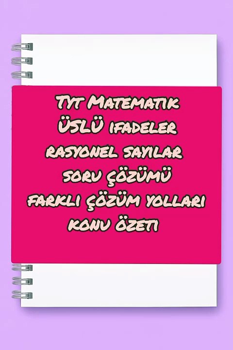 Tyt Matematik üslü sayılar soru çözümü ve konu özeti