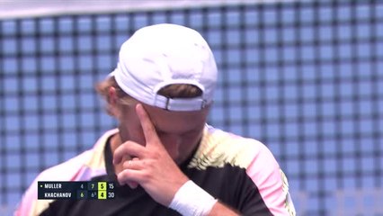 Pékin - Débuts parfaits pour Müller qui élimine Khachanov