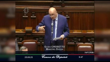 Crosetto: una seconda nave partirà verso Global Sumud Flotilla