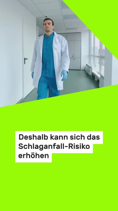 no glomex  Deshalb kann sich das Schlaganfall-Risiko erhöhen