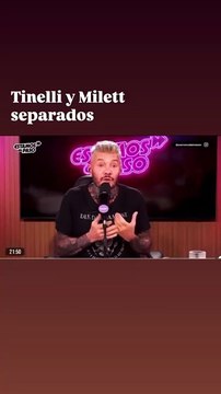 Tinelli anunció al aire el final de su relación con Milett Figueroa
