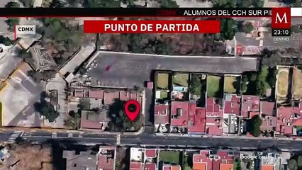 UNAM: Marcha del CCH Sur exige justicia y mayor seguridad tras asesinato de estudiante