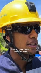 "Nous y retournerons": les mineurs sortis vivants d'une mine effondrée en Colombie