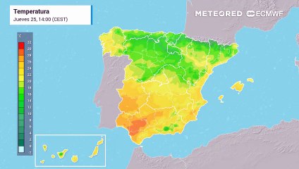 Mañana las temperaturas subirán en buena parte de España