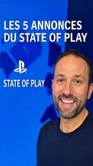🔥 Top 5 Annonces Incroyables du State of Play PlayStation !