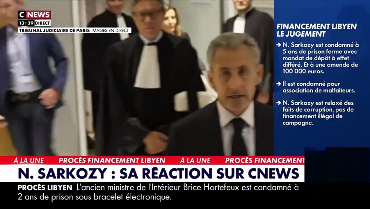 Revoir la totalité de la déclaration forte de Nicolas Sarkozy qui réagit à sa condamnation à 5 ans ferme avec mandat de dépôt à effet différé - VIDEO