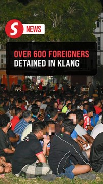 Over 600 foreigners nabbed in Immigration raid in Klang