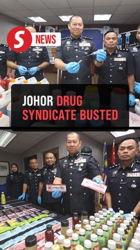 Johor cops nab three, seize RM3.4mil in drugs