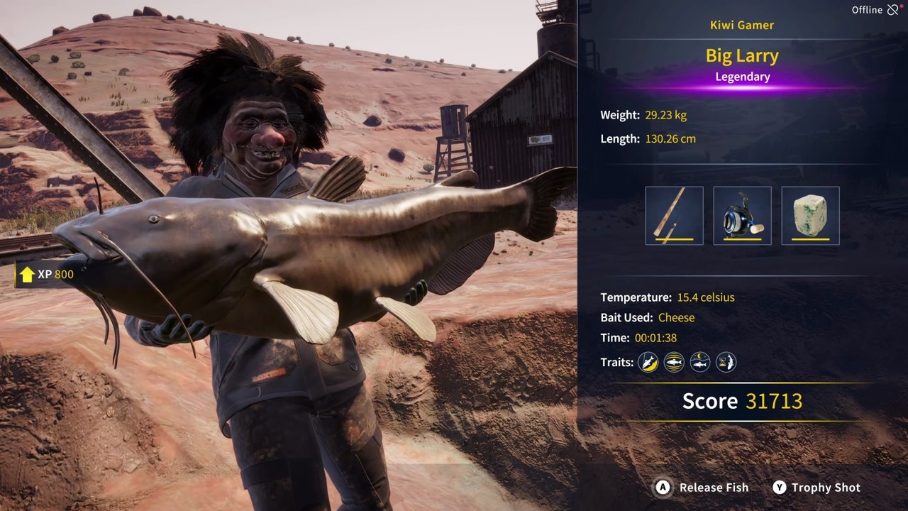 Legendary Fish Big Larry Call Of The Wild The Angler Golden Ridge Reserve 25 September 2025