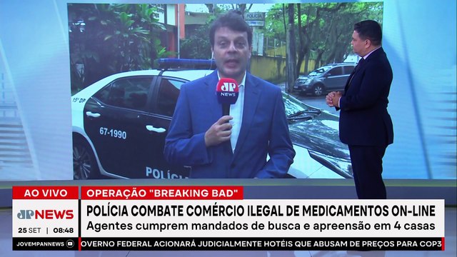 Ação da polícia mira comércio ilegal de remédios controlados no RJ