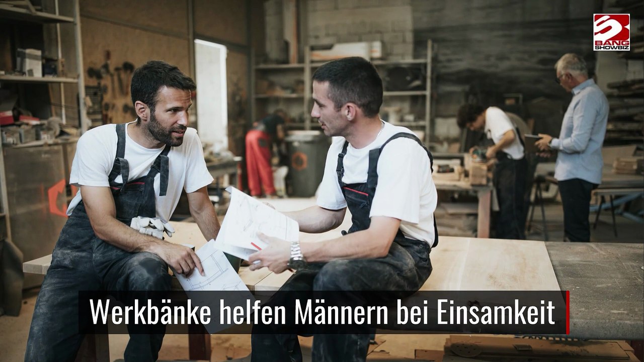 Werkbänke helfen Männern bei Einsamkeit