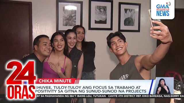 Shuvee Etrata, na-challenge sa 'Huwag Kang Titingin'; binisita sa set ng GMA Executives bilang suporta | 24 Oras