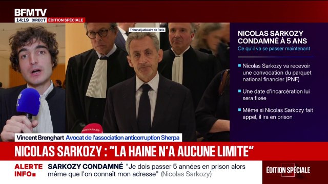 Condamnation de Nicolas Sarkozy: Il y a un décalage complet entre ses déclarations et la réalité de ce dossier , déclare l'avocat de l'association anticorruption Sherpa