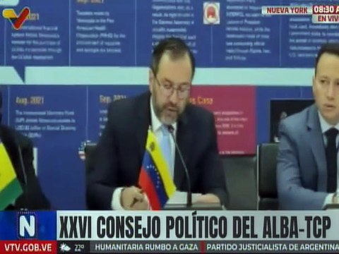 Canciller Yván Gil resaltó que el ALBA-TCP es la voz que ha trabajado por la soberanía de los pueblos