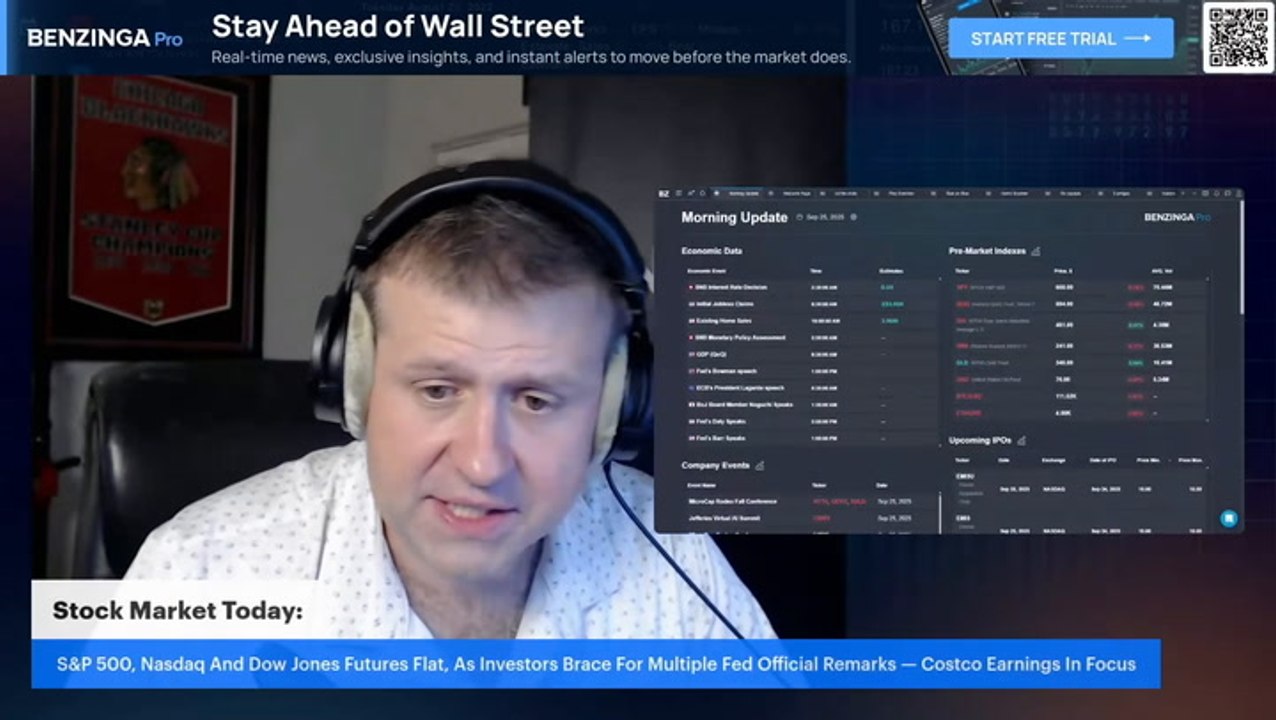 Stock Market Today: S&P 500, Nasdaq And Dow Jones Futures Flat, As Investors Brace For Multiple Fed Official Remarks — Costco Earnings In Focus