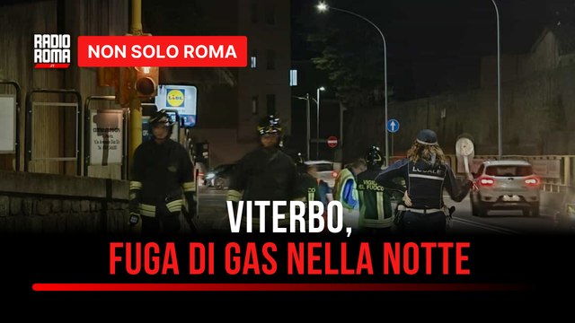 Fuga di gas a Viterbo, tempestivo l'intervento dei vigili del fuoco