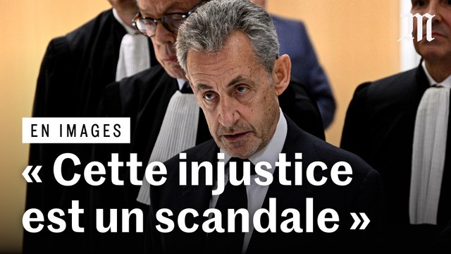 Nicolas Sarkozy s'exprime après sa condamnation à cinq ans de prison