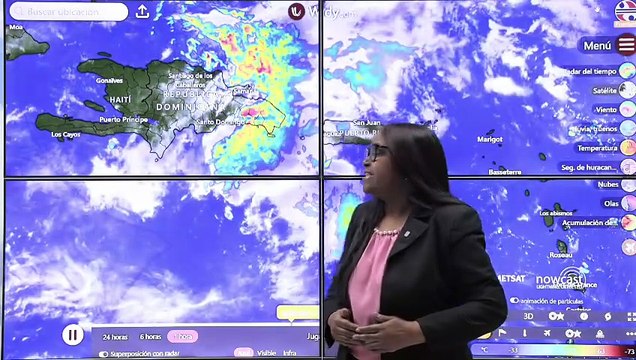 Indomet emite advertencia por aguaceros intensos y tormentas eléctricas