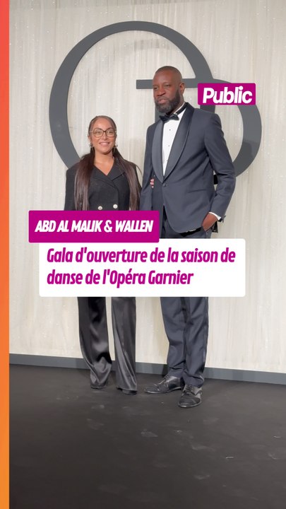 Abd al Malik & Wallen au gala d'ouverture de la saison de danse de l'Opéra Garnier