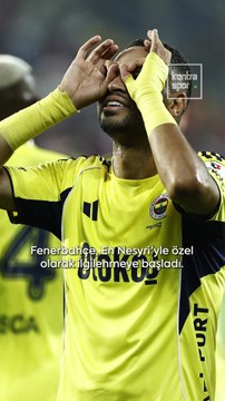 Fenerbahçe'nin teknik direktörü Domenico Tedesco, En Nesyri'yle özel olarak ilgilenmeye başladı