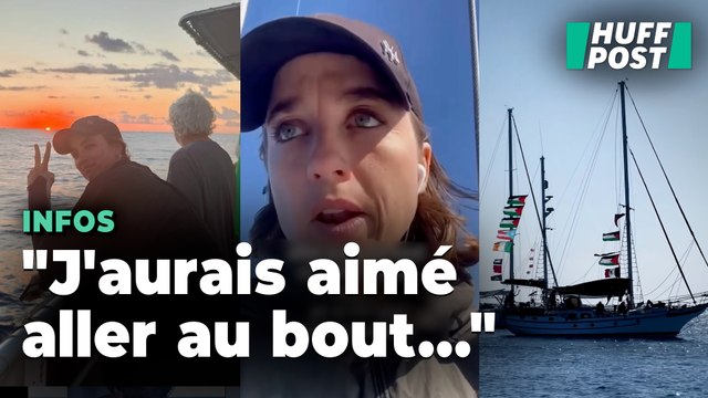 L’aventure d’Adèle Haenel au cœur de la flottille vers Gaza s’arrête plus tôt que prévu