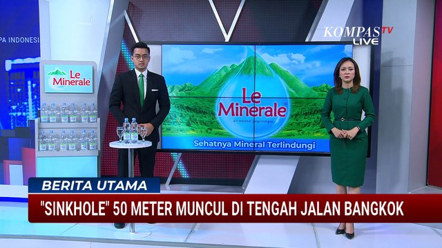Ngeri! Viral Detik-Detik Sinkhole Sedalam 50 Meter Muncul di Jalan Samsen Bangkok | BERUT