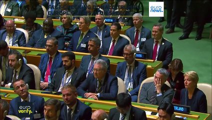 Fact-checking Donald Trump's Europe claims in UN speech
