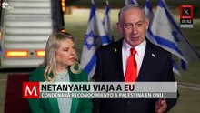 Netanyahu viajará a EU y condenará reconocimiento a Palestina en la ONU