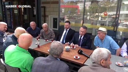 AK Partili Oktay'dan şehit ailesi ve esnafa ziyaret