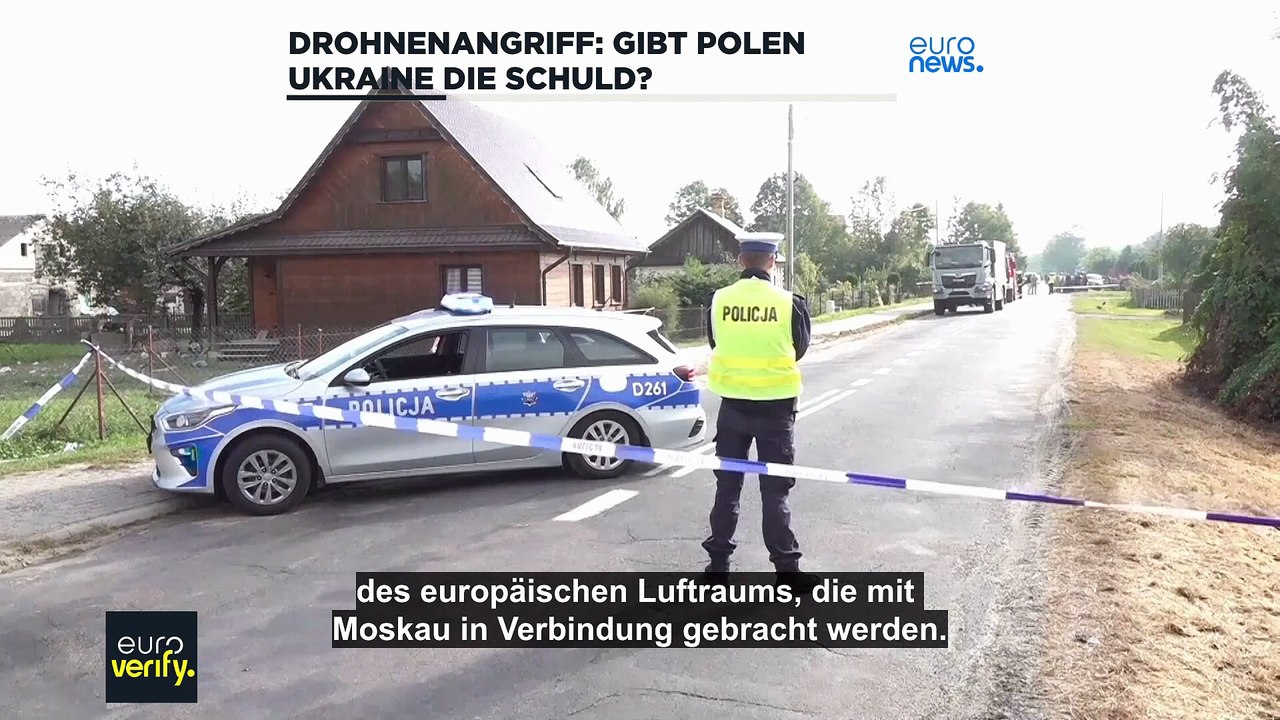 Macht Polen Kyjiw für den Drohnenangriff verantwortlich?