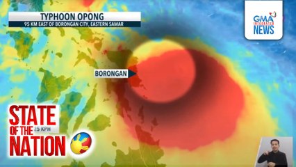 PAGASA: Bagyong Opong, isa nang typhoon | SONA