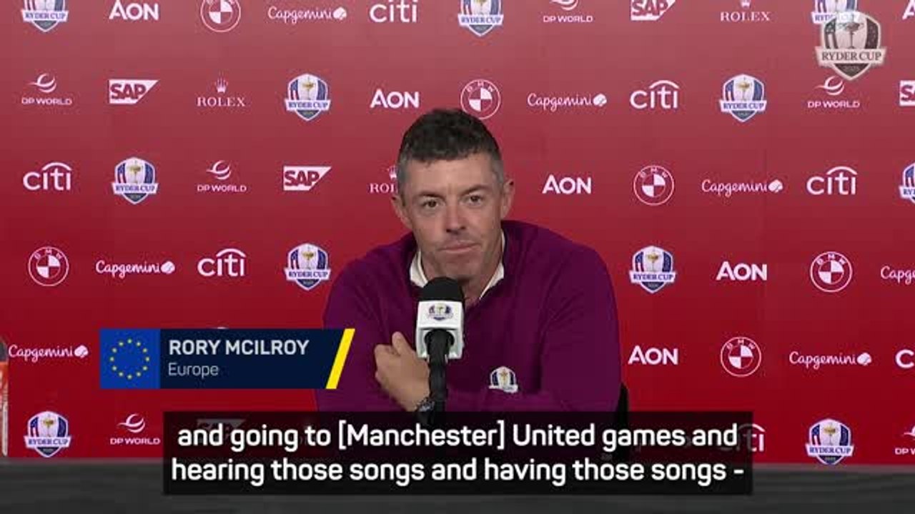 McIlroy dreamed of golf chants but with Manchester United