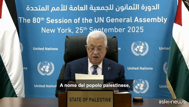Mahmoud Abbas invita tutti i paesi a riconoscere lo Stato palestinese