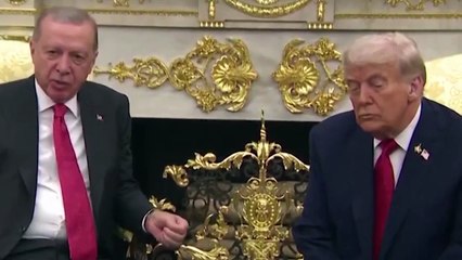 Trump ile görüşen Erdoğan'dan ilk mesaj