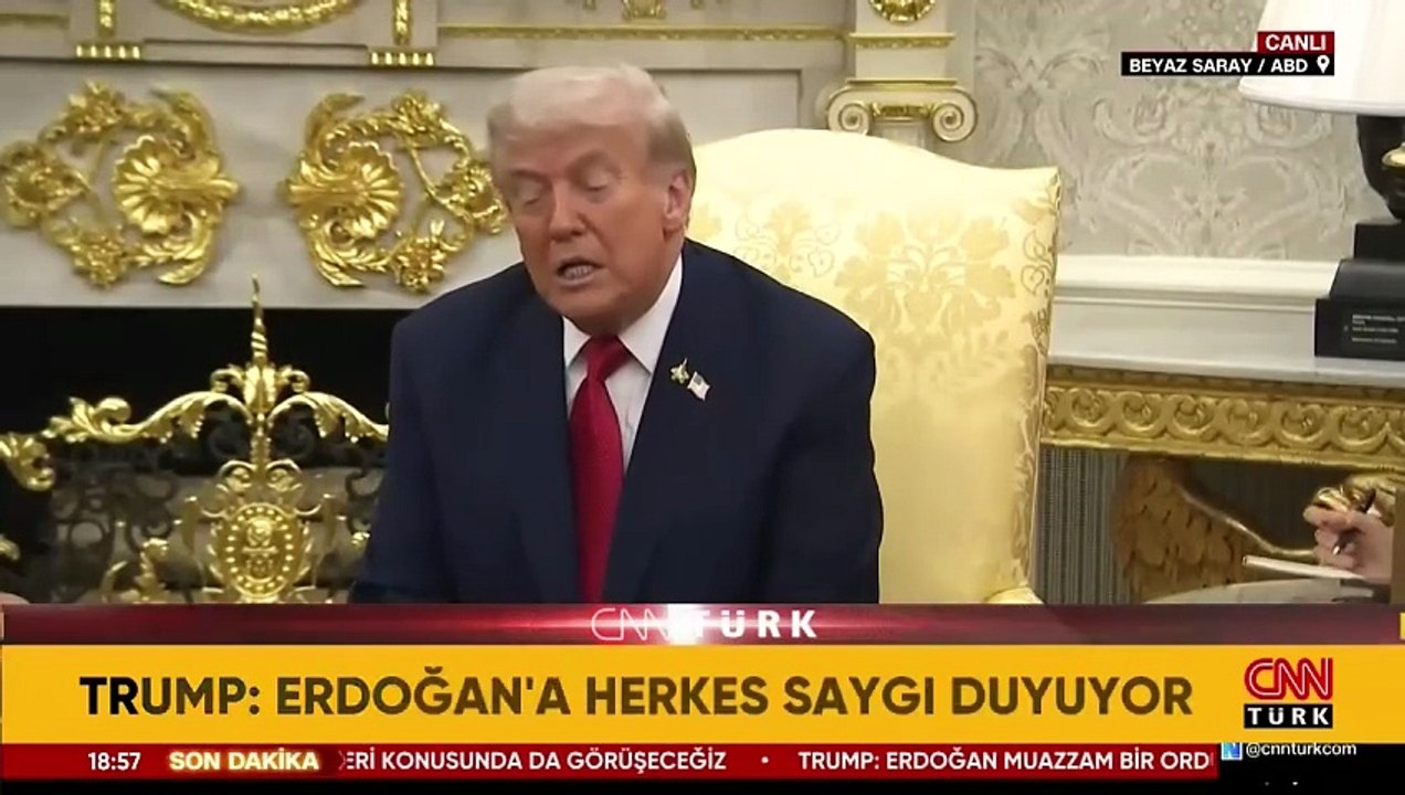 Cumhurbaşkanı Erdoğan ve ABD Başkanı Trump arasında Beyaz Saray'da tarihi zirve