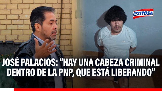 José Palacios: Hay una cabeza criminal dentro de la PNP que está liderando toda la corrupción
