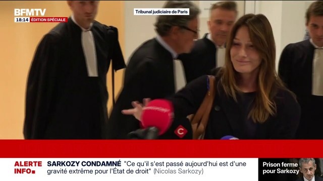 Condamnation de Nicolas Sarkozy: Carla Bruni jette par terre la bonnette de Mediapart