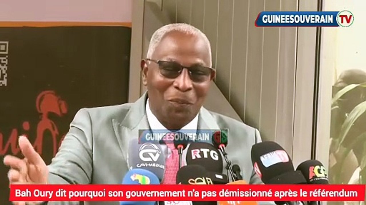 Pourquoi le gouvernement BAH Oury n'a t-il pas démissionné après le référendum du 21 septembre 2025?