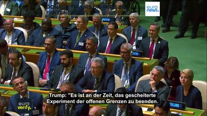 Migration, Klima, Krieg: Welche Behauptungen von Donald Trumps UN-Rede stimmen?