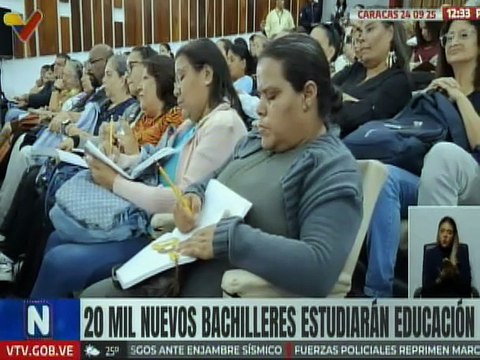 Caracas | Ministro Hector Rodríguez aseguró que más de 20 mil nuevos bachilleres estudiarán educación